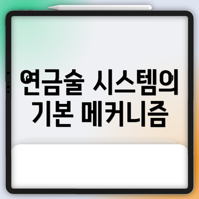 연금술 시스템의 기본 메커니즘