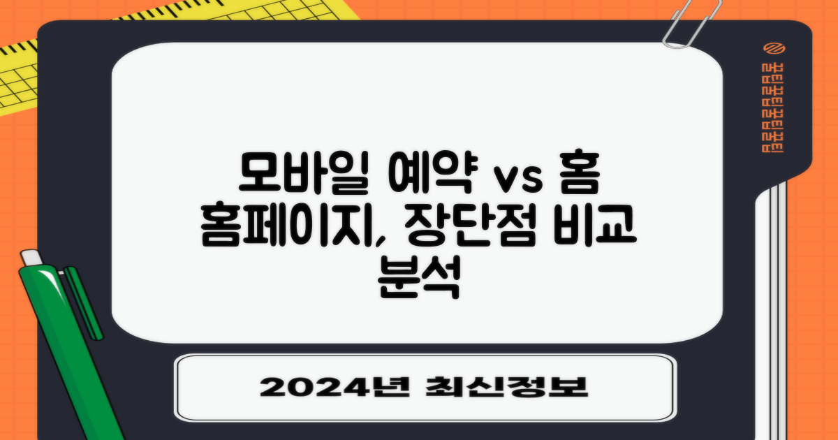 모바일 예약 vs 홈페이지, 무엇이 나을까?