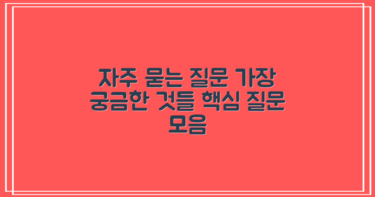 자주 묻는 질문