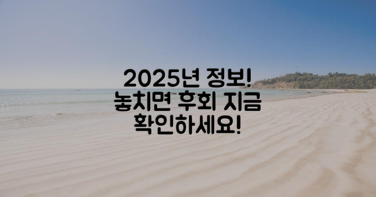 2025년 정보도 챙기세요