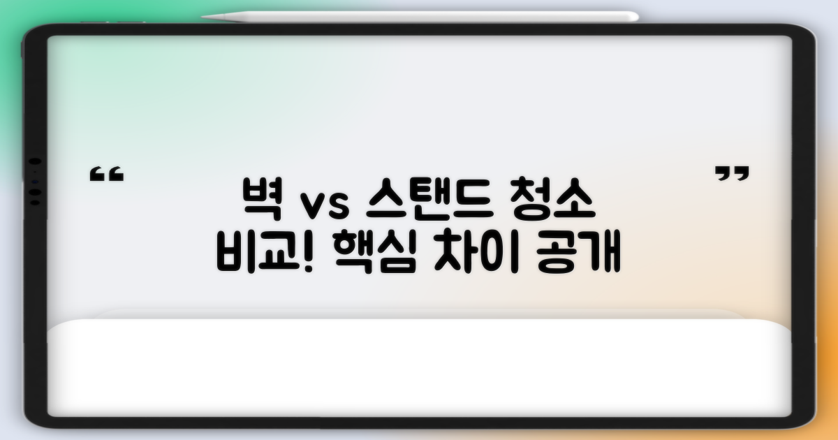 벽걸이 vs 스탠드 청소 차이
