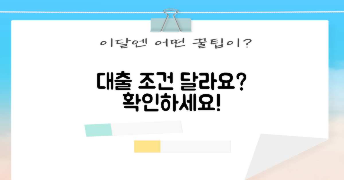대출 조건, 무엇이 다를까요?