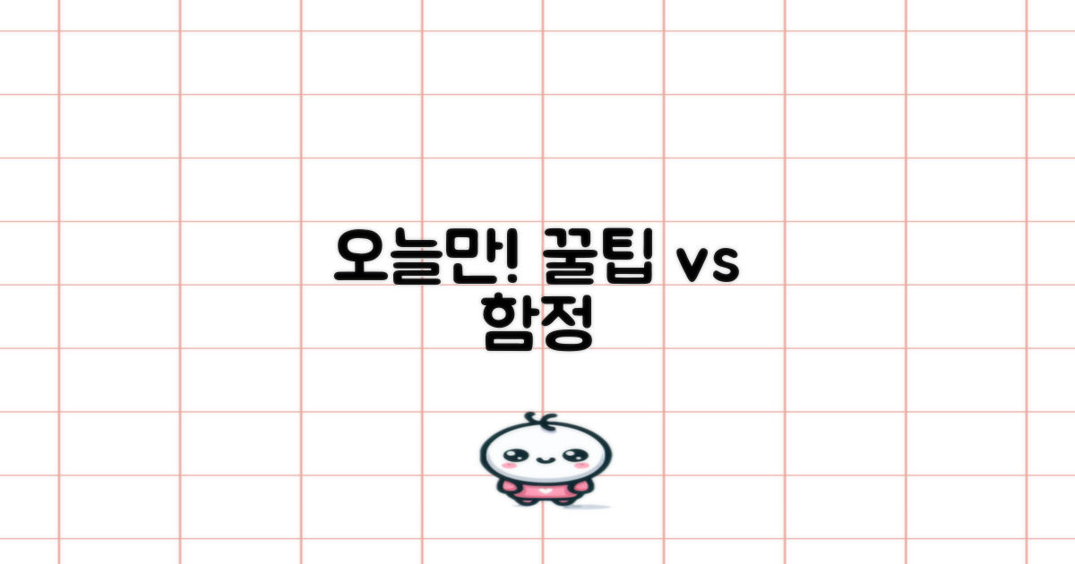 당일원데이: 장점 vs 주의사항