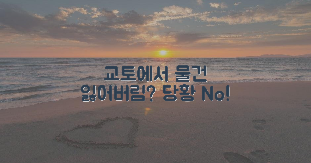 교토에서 물건을 잃어버렸다면?