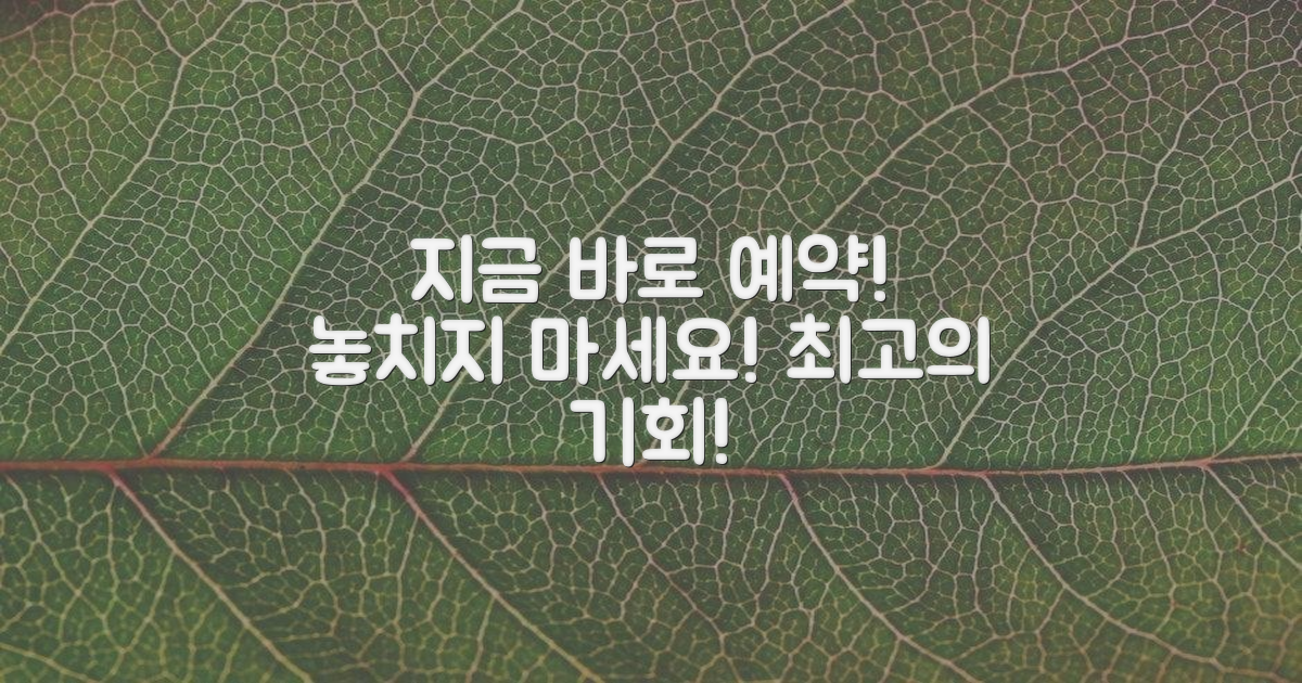 지금 바로 예약하세요!