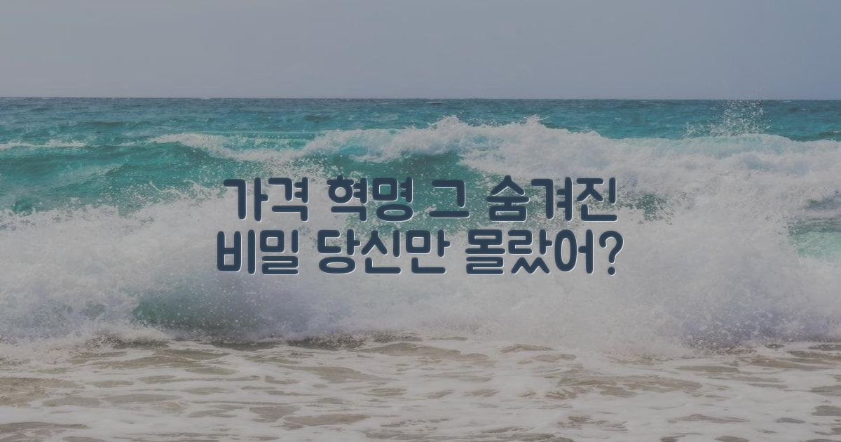 합리적 가격, 숨겨진 비밀은?