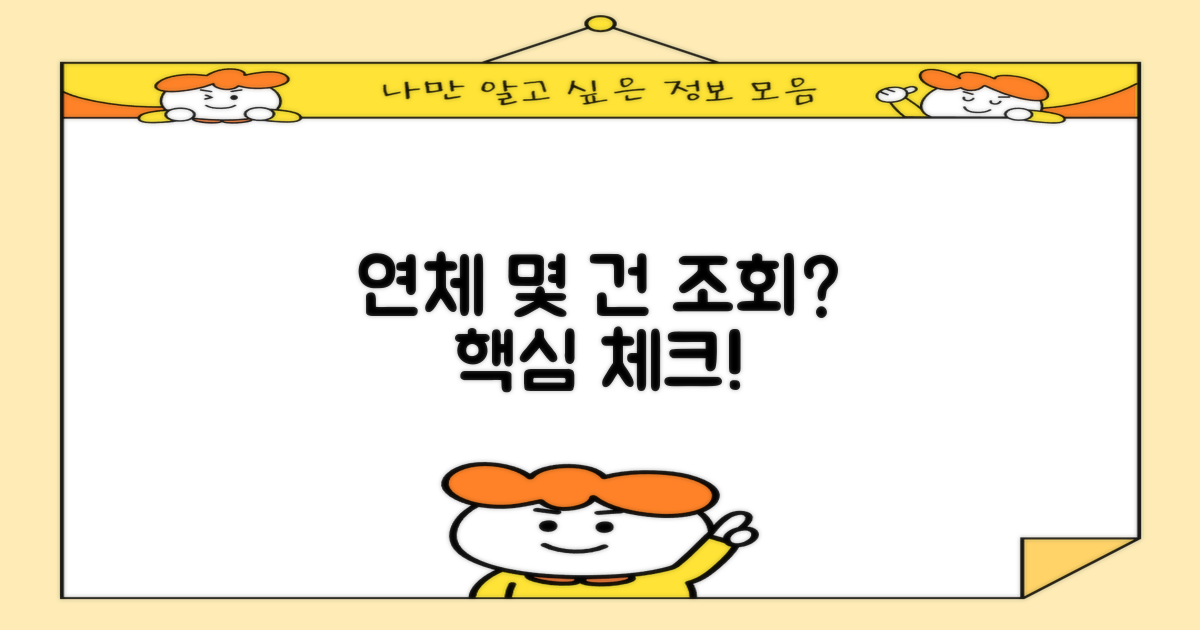연체, 얼마나 조회해야 할까?