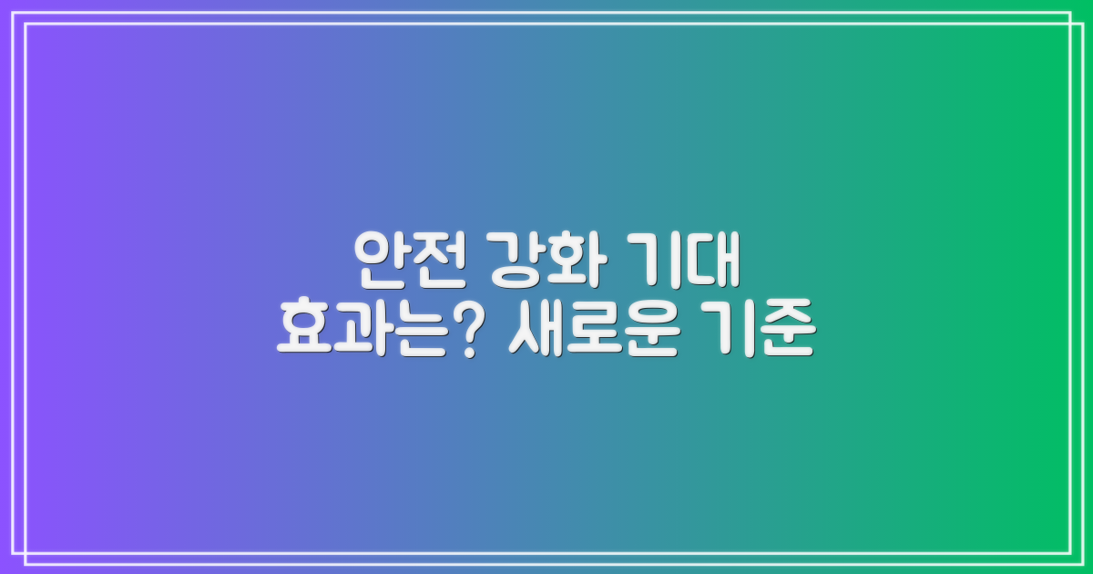 안전 강화, 어떤 기대?